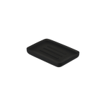 Мыльница Slim, черная