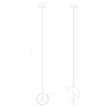 Подвесной светильник Arte Lamp HANNAH A1916SP-1GO, 1хLED