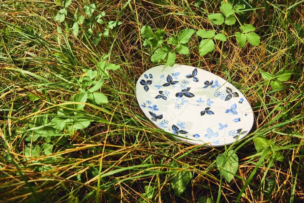 Wedgwood Тарелка для завтрака Wild Strawberry 20,6 см Чернильно-синий EAN 701587481625
