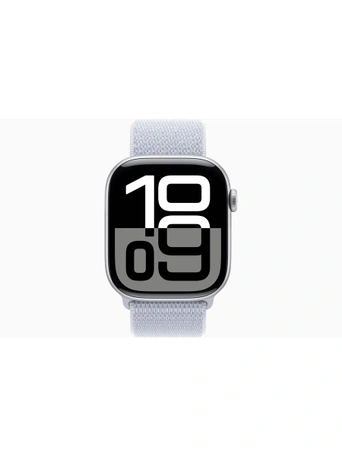 Умные часы Apple Watch Series 10 GPS 46 мм Silver Aluminium Case with Blue Cloud Sport Loop