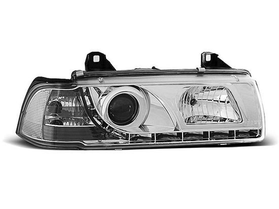 Передние фары Bmw 3 E36 daylight chrome