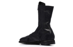 GUIDI 310 Leather Zip Closure Ankle Boots Men"s Black