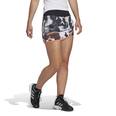 Женская теннисная юбка adidas Club Graphic Skirt Women - White, Multicoloured