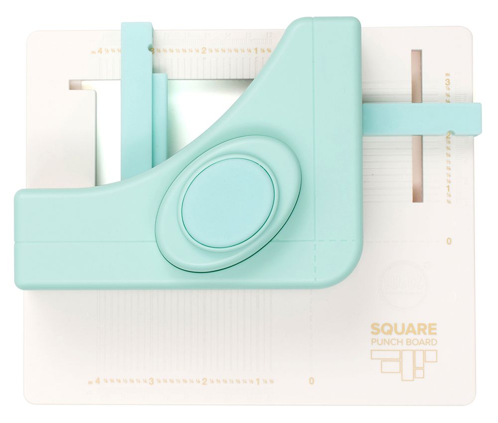 Доска для вырубки квадратных и прямоугольных форм, 22х22х10 см, Square Punch Board, American Crafts LC