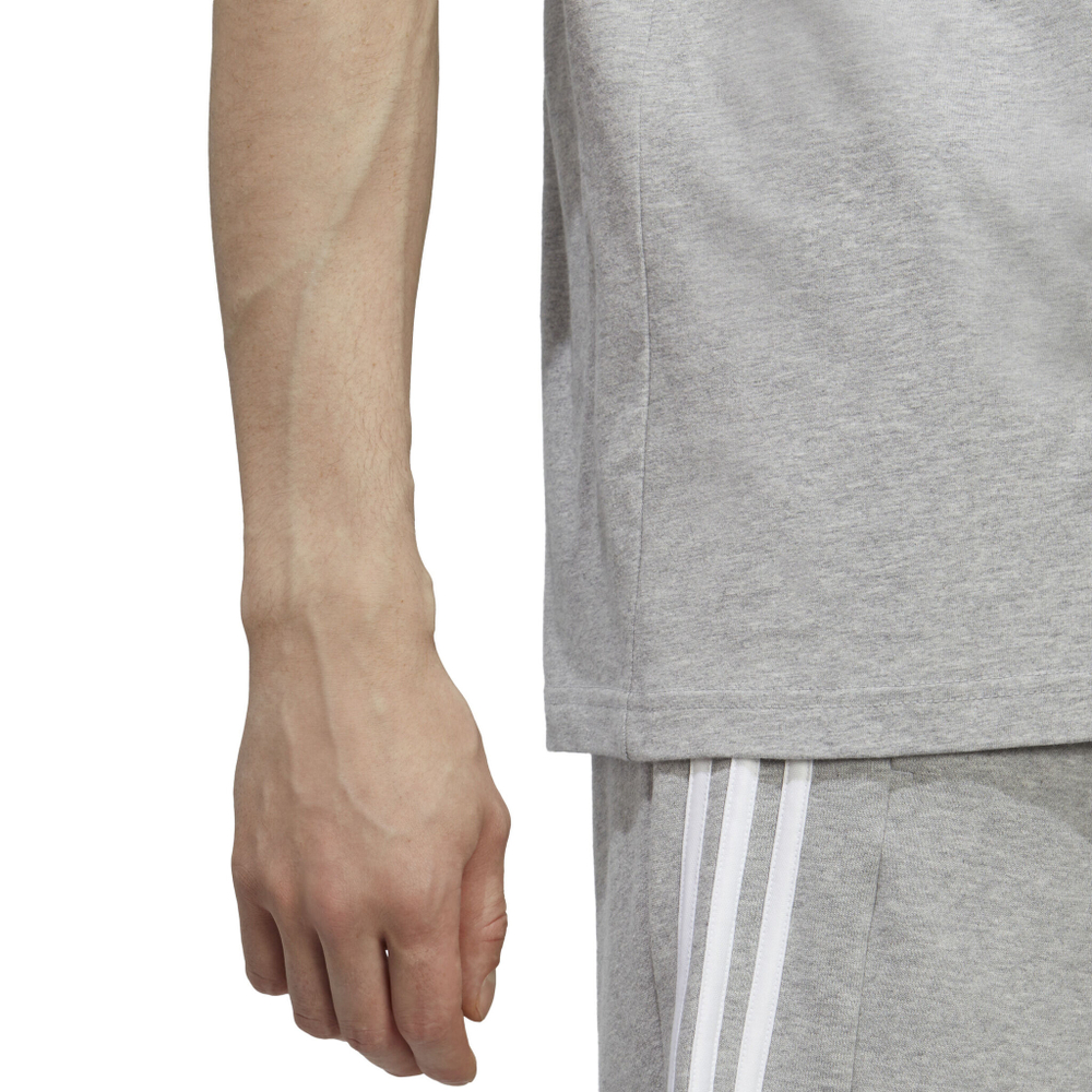 Мужское теннисное поло adidas Essentials Single Jersey Embroidered Small Logo T-Shirt Men - Lightgrey