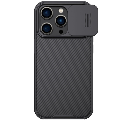Чехол от Nillkin для iPhone 14 Pro, серия CamShield Pro Magnetic c поддержкой беспроводной зарядки MagSafe и с защитной шторкой камеры