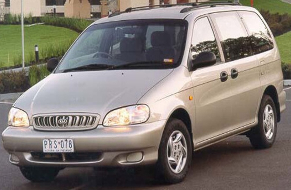 Порог Kia Carnival 1998-2006 (1мм)