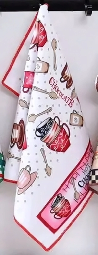 Полотенце кухонное «Kitchen - Горячий шоколад» 40*57 см, микрофибра 200 гр/м2