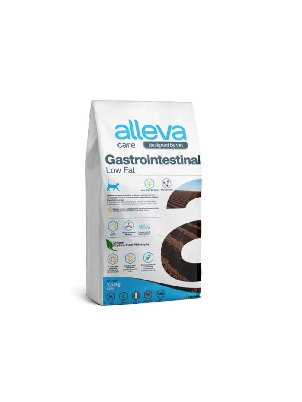 Gastrointestinal Low Fat Корм для кошек 1,5кг