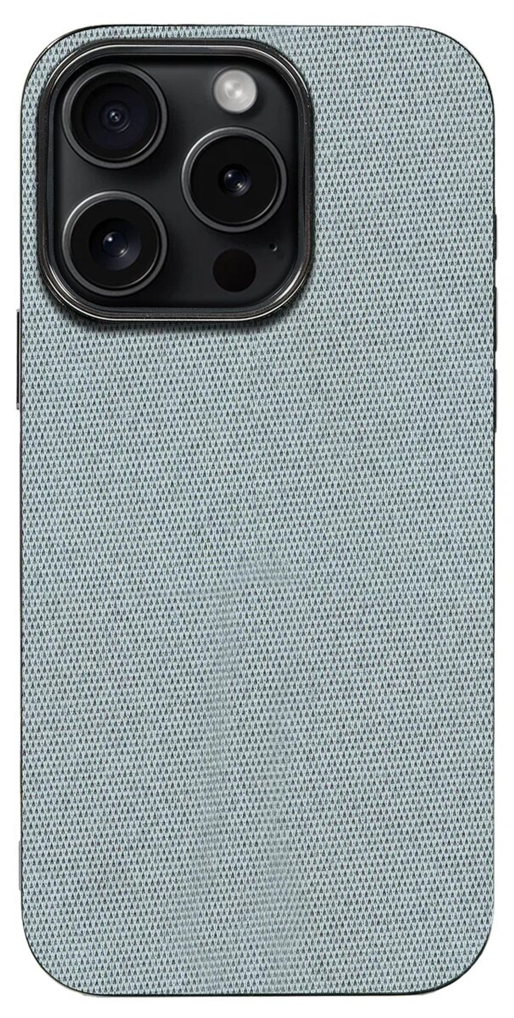 Дизайнерский чехол для IPHONE 15 PRO MAX с мягкой тканевой поверхностью