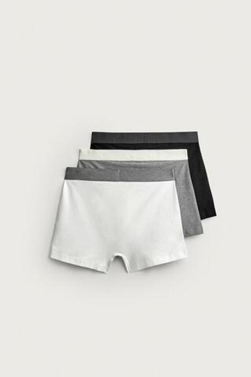ZARA НАБОР ИЗ ТРЕХ ТРУСОВ-БОКСЕРОВ SOFT, РАЗНОЦВЕТНЫЙ