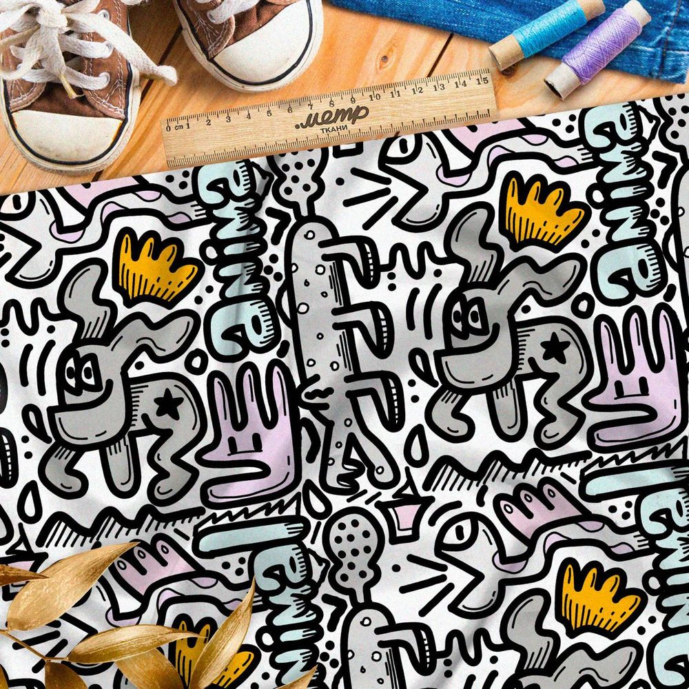Ткань премиум флис тайные записи восприятия