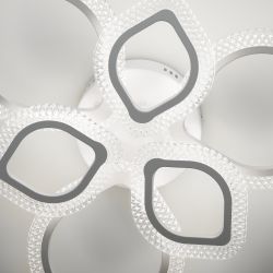 Светильник потолочный светодиодный Rivoli Megan 6110-107 106 Вт LED 2800К - 6200К модерн с пультом | Интерьерные светодиодные светильники