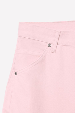 ZARA ШОРТЫ С ЗАЩИПАМИ — THE ITEM ZARA WOMAN, РОЗОВЫЙ
