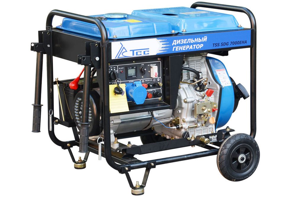 Дизель генератор TSS SDG 7000EHA - [6.5 кВт / 28,2 А] в блоком АВР