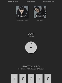 Альбом MONSTA X - REASON 12th Mini Album Jewel Case RANDOM Version