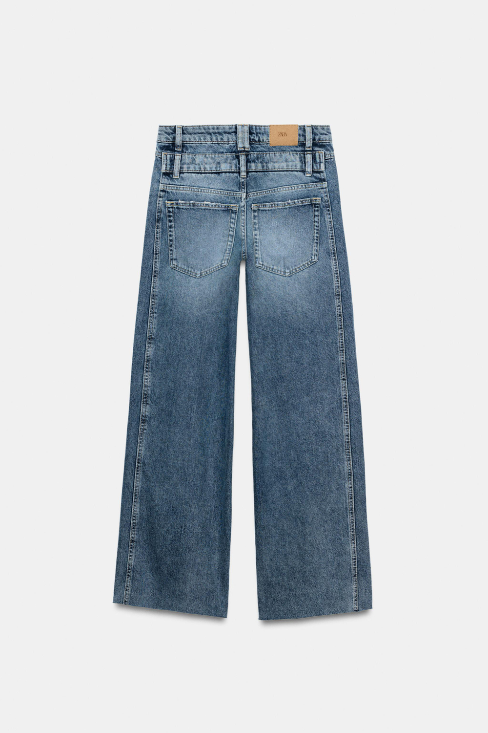 ДЖИНСЫ Z1975 WIDE-LEG С ДВОЙНОЙ ПОСАДКОЙ — ZARA