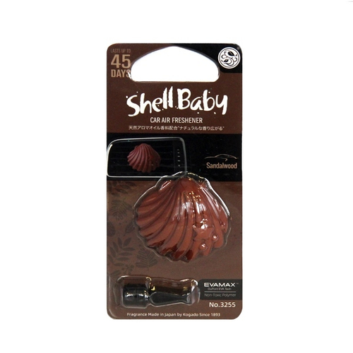 Ароматизатор полимерный Kogado Shell Baby на кондиционер Sandalwood/Aloeswood 3255