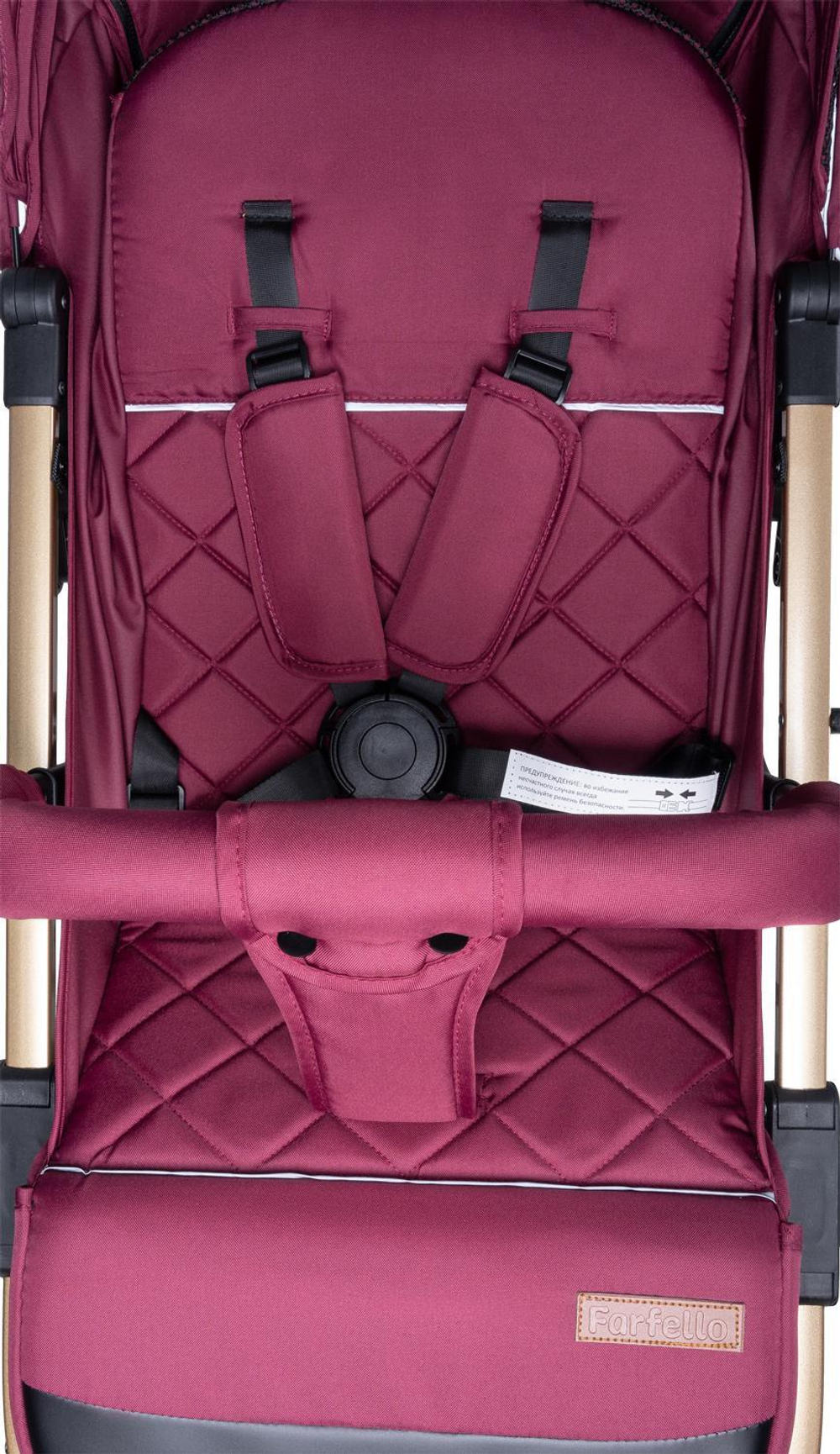 Коляска прогулочная Farfello Comfy Go, вишня Артикул: CG-19
