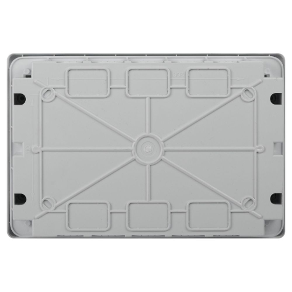 Корпус пластиковый встраиваемый ЭРА COMFORT ЩРВ-П-12 IP40 прозрачная крышка белый | Электротовары