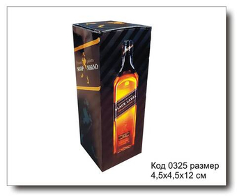 Коробочка Код 0325 размер 4.5х4.5х12 см "виски"