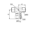 Соединение FNT D35-38 ORFS 2 (обжатая гайка)