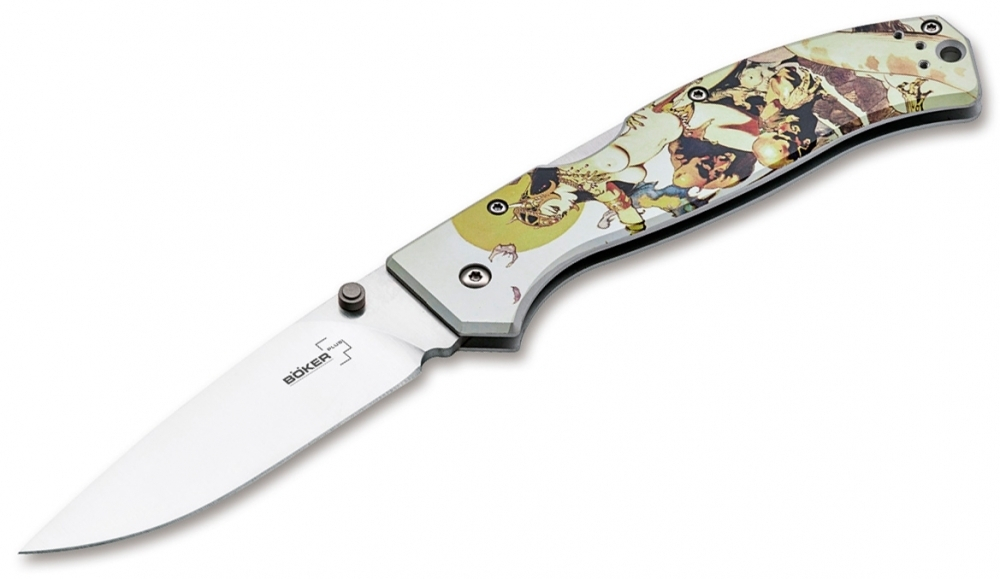 Складной нож Boker Plus 01BO652 Titan Drop Frazetta