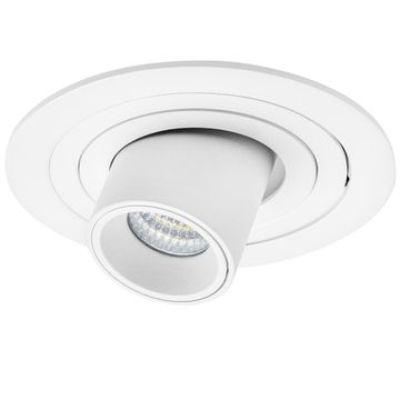 Комплект из светильника и рамки 7W 4000K i616164 белый InteroBall Lightstar