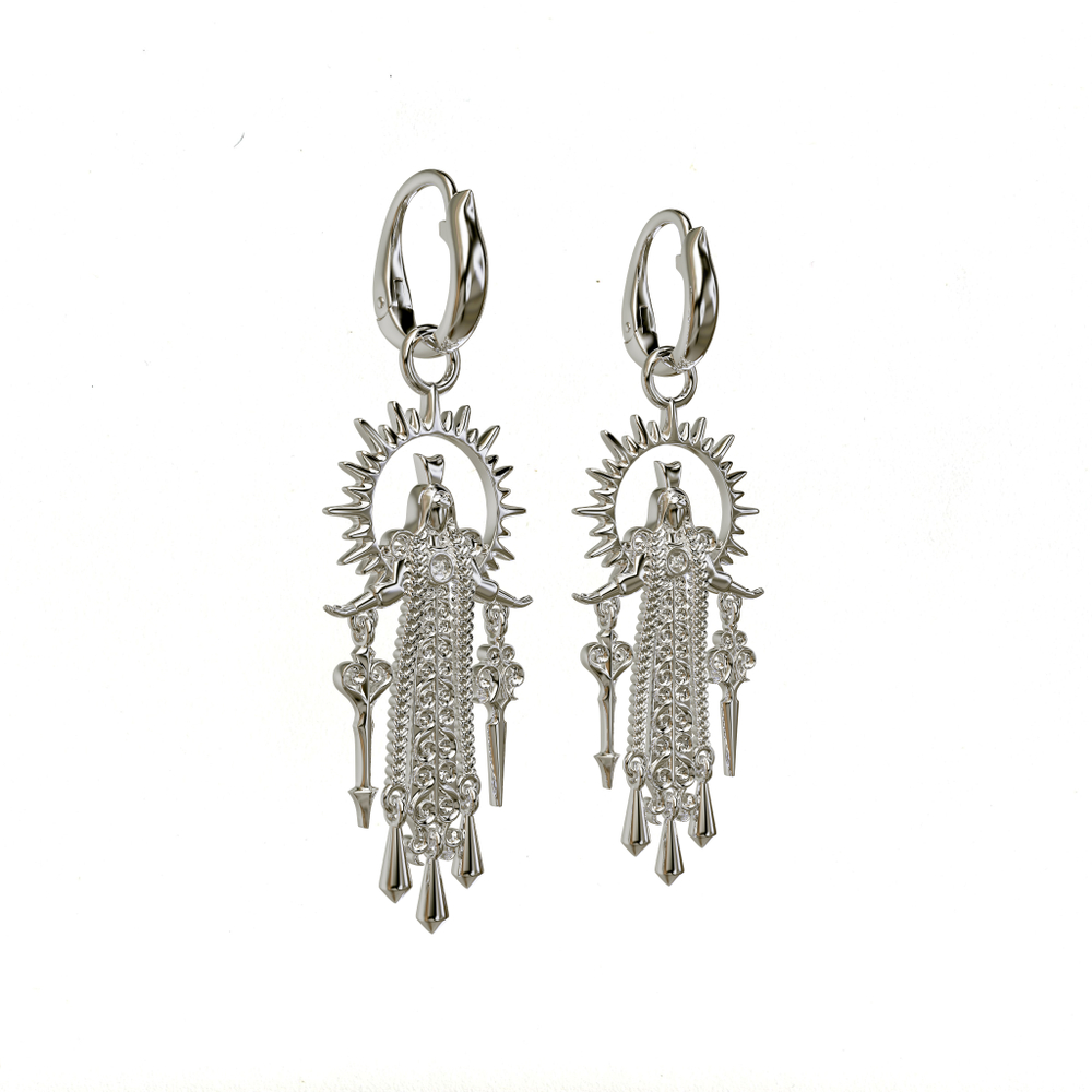 Серьги из серебра 925 пробы