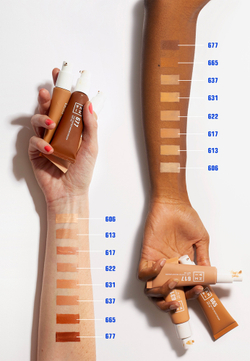 3INA The Tinted Moisturizer - Тонирующий крем с SPF 30, увлажняющий оттенок 677, 30 ml