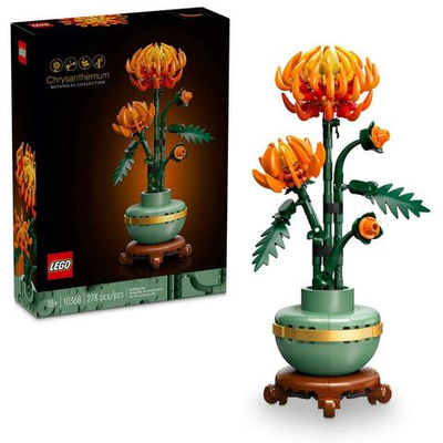 Конструктор Лего Айконс Хризантема | LEGO Icons Chrysanthemum 10368 - коллекционный набор, 278 деталей (18+)