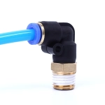 Серия SPL Фитинги цанговые угловые/ самозажимные SNS pneumatic