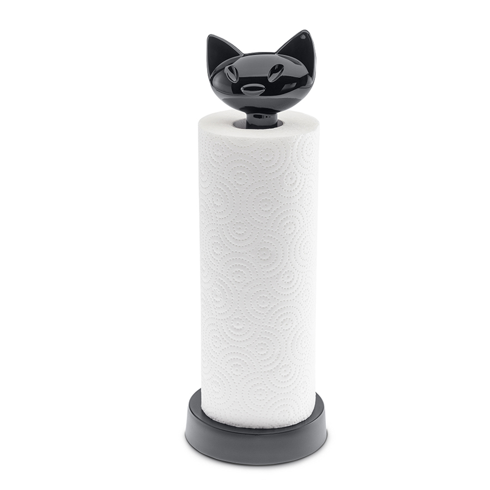 Держатель для бумажных полотенец MIAOU, чёрный Koziol