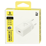 Сетевое зар. устр. Baseus Super Si 1C 3A 25W (CCSP020102) белое