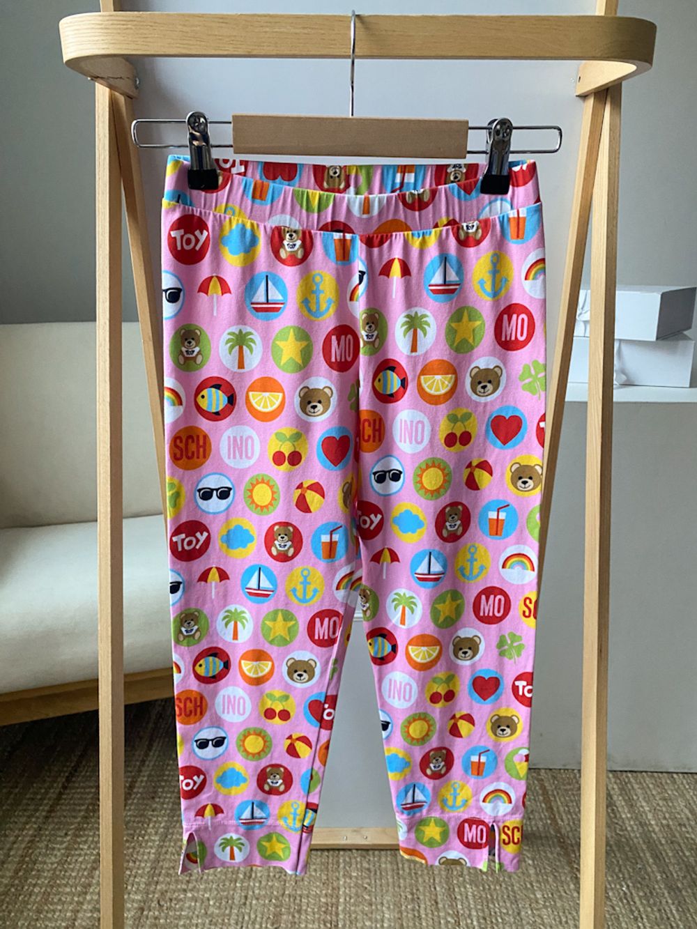 Хлопковые брюки Moschino, 128