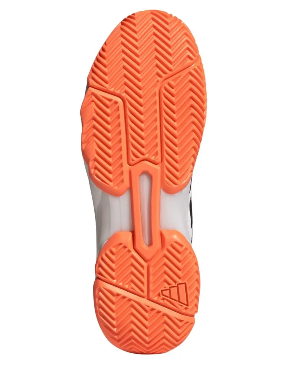 Теннисные кроссовки Adidas CourtJam Control 3 M - cloud white/core black/lucid orange