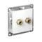 Розетка акустическая двойная Systeme Electric AtlasDesign Белый ATN000187