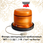 Фонарь светодиодный проблесковый ФП-1-120Д15, 24В (15шт) на болтах