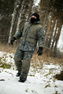 Костюм зимний ЕГЕРЬ TAYGERR, Алова/Борей, мембрана 10000/10000, Хаки
