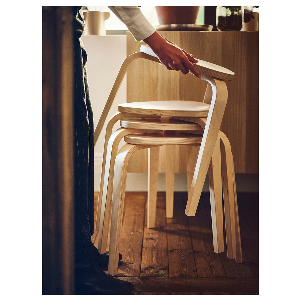 IKEA KYRRE  (ИКЕА КИРРЕ)  -  Табурет - берёза