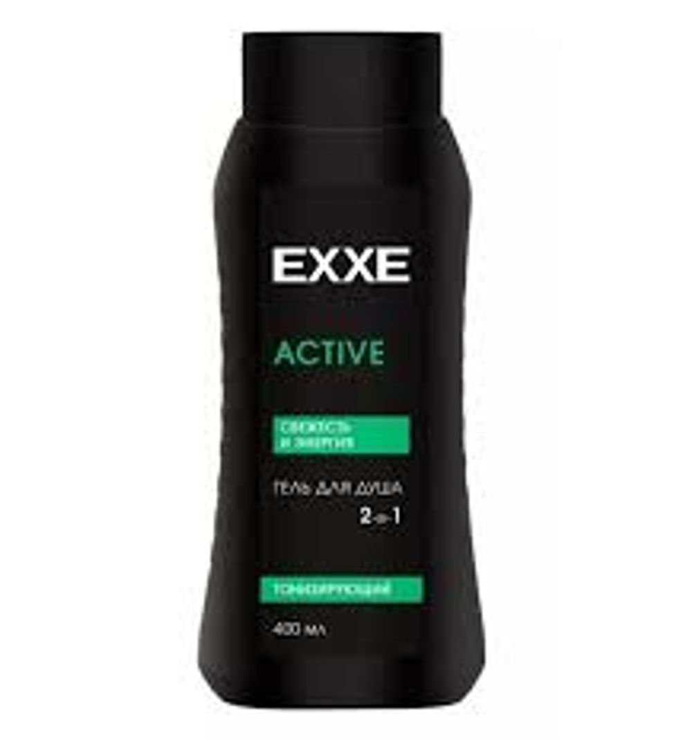 Гель для душа EXXE MEN Муж 2в1 ACTIVE Тонизирующий 400 мл