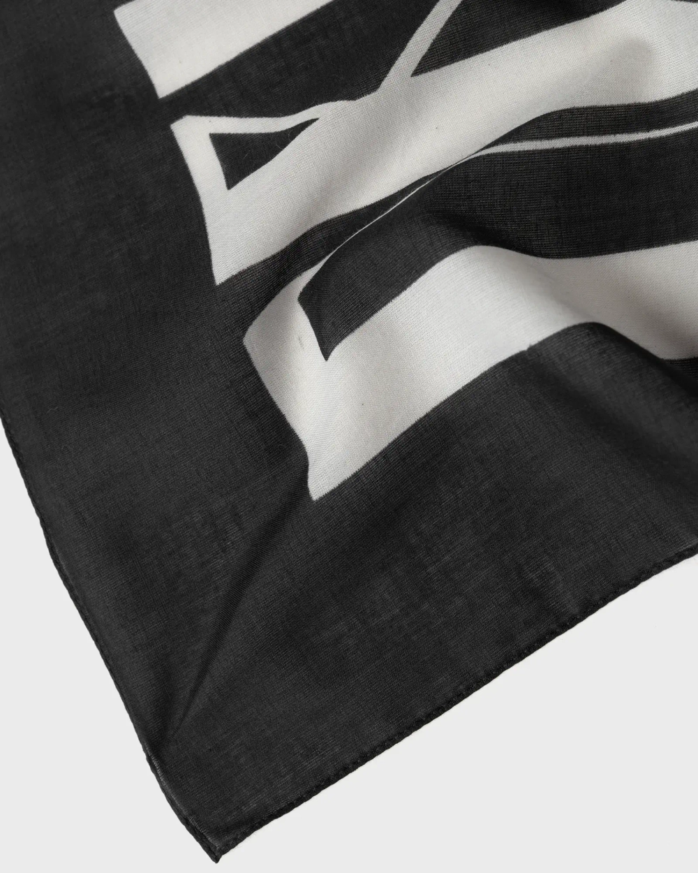 RICK OWENS DRKSHDW БАНДАНА ЧЕРНАЯ С ЛОГОТИПОМ