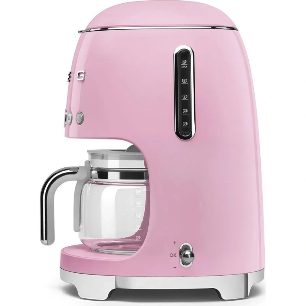 Кофеварка капельная Smeg DCF02PKEU розовый