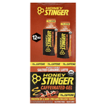 Honey Stinger, гель с кофеином, латте с соленой карамелью, 12 пакетиков по 31 г (1,1 унции)