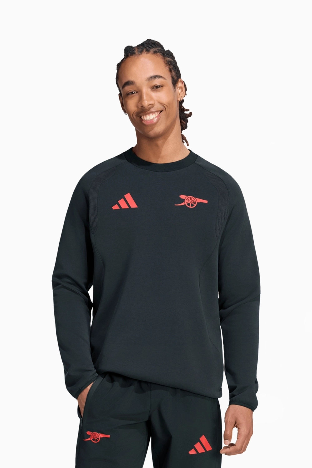 Кофта adidas Arsenal FC 26/27 Tiro Travel Crew - черный