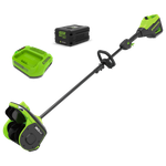 Аккумуляторная снегоуборочная лопата Greenworks GD60SS2 Арт. 2603207UH, 60V, 30 см, с регулируемым направлением выброса, бесщеточный, c 1хАКБ 8Ач и ЗУ