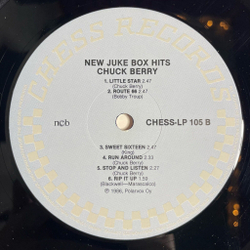 Винтажная виниловая пластинка LP Chuck Berry New Juke Box Hits (Финляндия 1987)