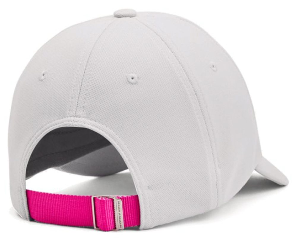 Теннисная кепка Under Armour Women's UA Blitzing Adjustable Теннисная кепка - halo gray/rebel pink