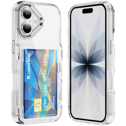 Прозрачный чехол Lumen Case с подставкой 2‑в‑1 и отделением для карт: iPhone 17