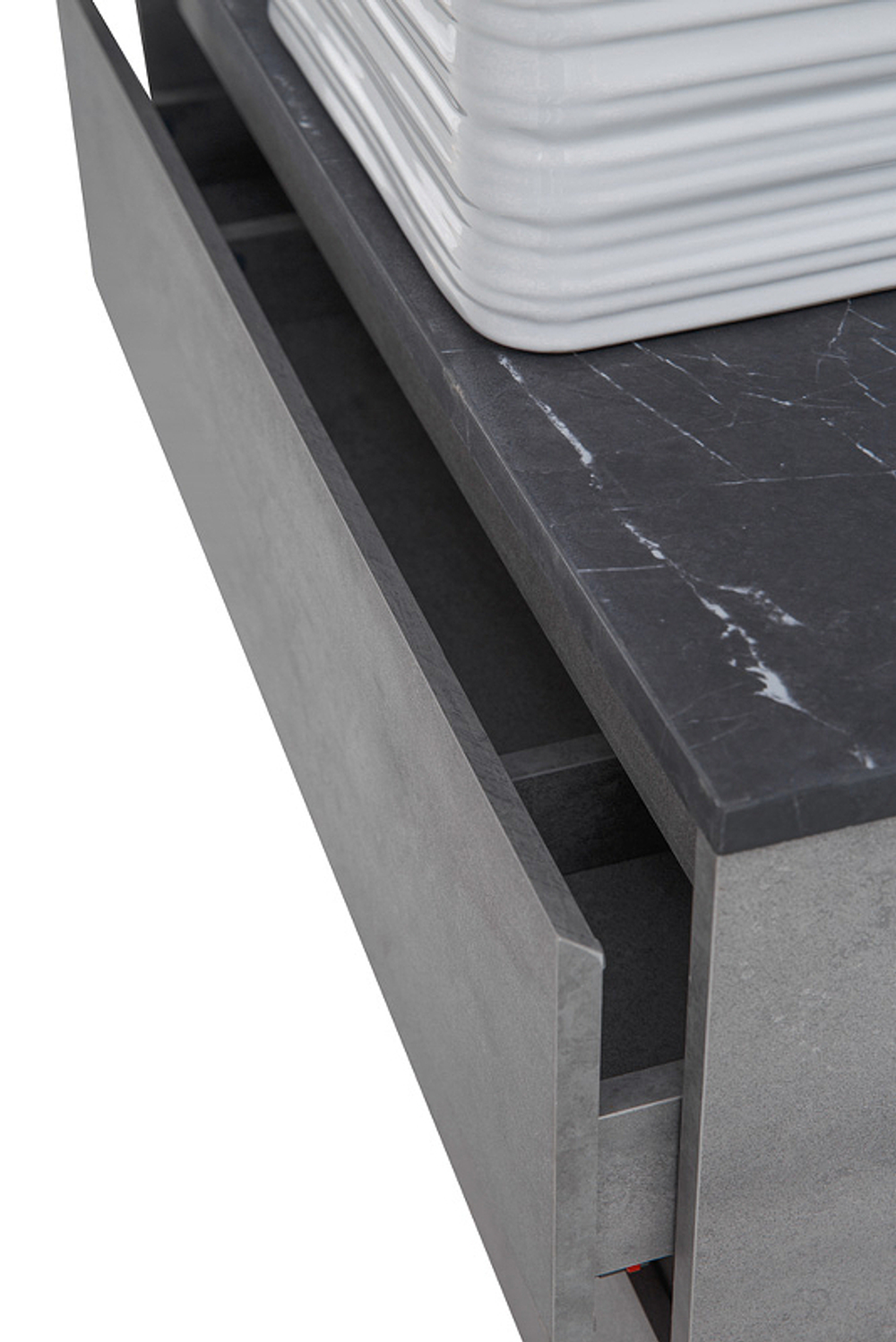 Тумба под раковину BelBagno Kraft 100 KRAFT-1000-2C-SO-CG подвесная Cemento Grigio